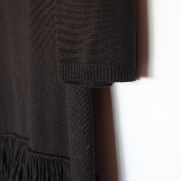 Calvin Klein Sweater Dress with loop fringe - Picture 8 of 10